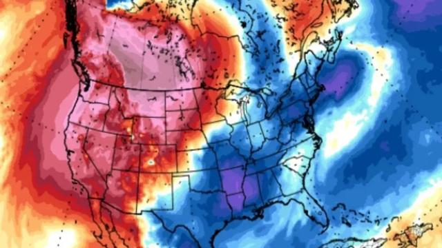 Kolaps polárneho víru roztrhol USA na dve polovice: Západ hlási jarných +20 °C, východ mrzne