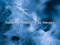 Predpoveď počasia na pondelok, 16. februára: Vracajú sa celodenné mrazy