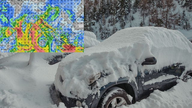 Zatvorené školy, červené výstrahy v platnosti. Nebezpečné, zimné počasie spôsobí na juhu Európy škody