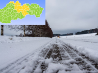 Výstraha pred snežením. Dnes napadne aj 10 cm snehu