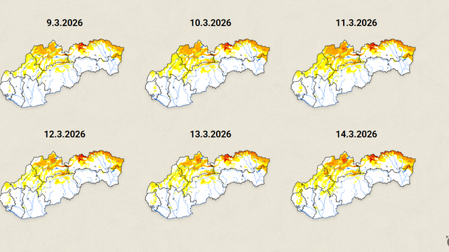 Žiadne zrážky, len teplo. Sucho na Slovensku sa začína prehlbovať