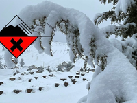 V Tatrách pozor! Lavínové nebezpečenstvo po snežení prudko stúplo až na 4. stupeň