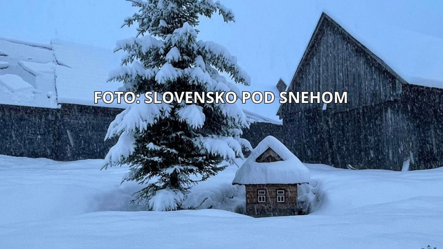 FOTO+VIDEO: Takto Slovensko zasypal sneh. Vyzerá to ako na Vianoce