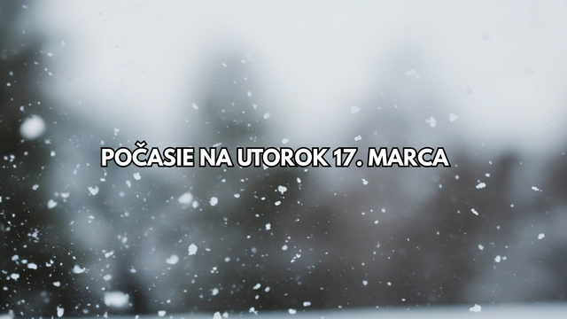 Predpoveď počasia na utorok 17. marca: Zajtra bude chladno, čakajte aj sneženie a dážď