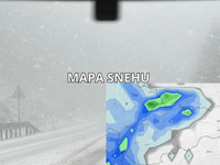 MAPA: Zasype nás sneh? Sneženie sa na západe zrejme vráti