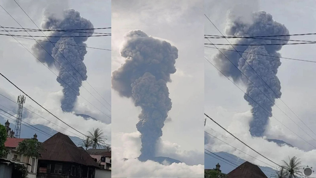 Vybuchla obávaná sopka. Vychrlila popol do výšky