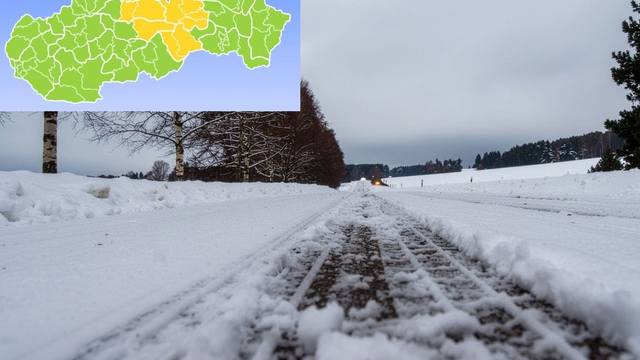 Výstraha pred snežením. Dnes napadne aj 10 cm snehu