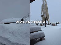 Zasypal ich sneh: Do Európy sa vrátila zima a napadlo až 120 cm snehu