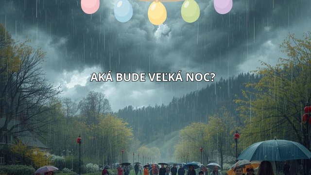 Prvá predpoveď počasia na Veľkú noc: Nevyzerá to dobre