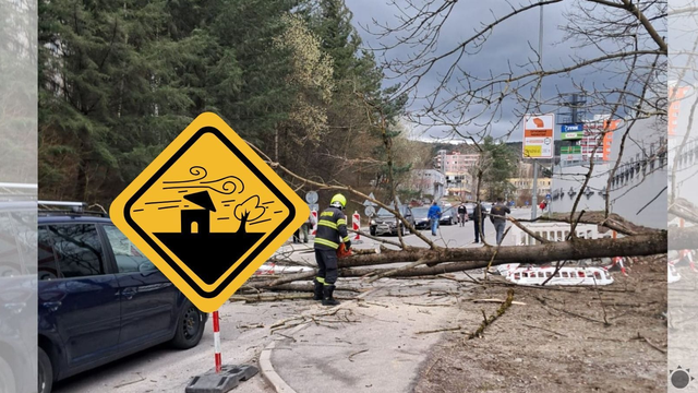 Vietor na Slovensku začína byť nebezpečný: Hasiči odporúčajú nevychádzať z domu