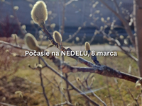 Predpoveď počasia na nedeľu, 8. marca: Deň žien bude teplý, ale oblačný