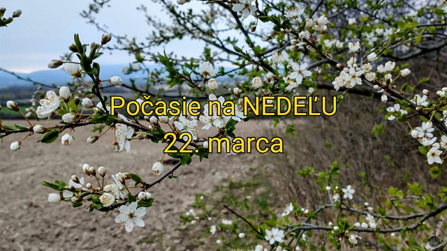 Počasie na zajtra, nedeľu 22. marca: Mierne sa oteplí, vo vysokých polohách však bude snežiť