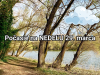 Predpoveď na zajtra, nedeľu 29. marca: Po sobotnom vyčasení sa vráti dážď aj sneženie