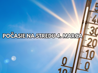 Predpoveď počasia na zajtra 4. marca: Slovensko čaká veľmi teplá streda