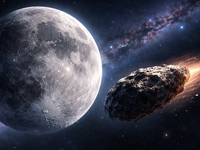 Dobrá správa pre Mesiac. Asteroid ho minie len o kúsoček