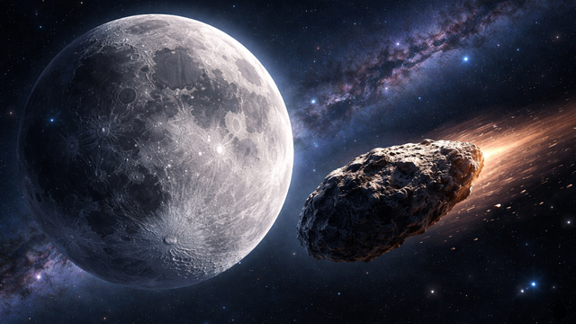 Dobrá správa pre Mesiac. Asteroid ho minie len o kúsoček