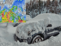 Zatvorené školy, červené výstrahy v platnosti. Nebezpečné, zimné počasie spôsobí na juhu Európy škody