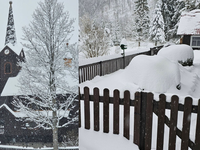 Ako z rozprávky: Napadlo už 40 cm a ďalších 10 cm ešte pribudne