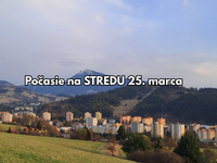 Predpoveď na zajtra, stredu 25. marca: Máme pred sebou posledný teplý deň
