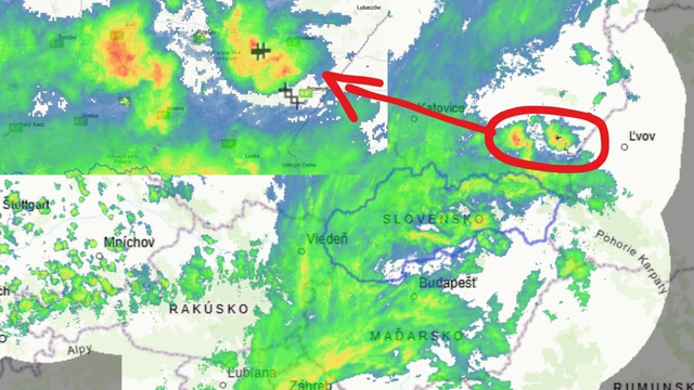 Za hranicami máme búrky, blesky udreli aj na Slovensku