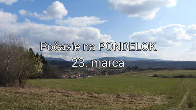 Počasie na zajtra, pondelok 23. marca: Aký bude štart nového pracovného týždňa?