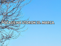 Predpoveď počasia na utorok 10. marca: Zajtra naďalej teplo, no aj veterno