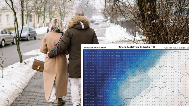 Teplotný šok je istý. Najskôr na západe až +20 °C, potom ochladenie o 15 °C