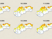 Žiadne zrážky, len teplo. Sucho na Slovensku sa začína prehlbovať