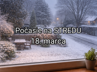 Počasie na zajtra, stredu 18. marca: Ráno bude miestami zasnežené. Počas dňa nás potrápi silný vietor