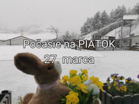 Počasie na zajtra, piatok 27. marca: Ráno bude miestami biele, počas dňa bude Slovensko opäť rozdelené