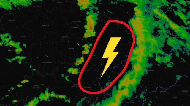 Od 21:00 je na Slovensku možnosť BÚROK. Naznačujú to aktuálne nowcastingové modely