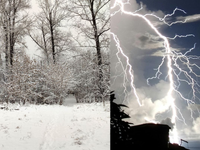 Počasie sa dnes zhorší. Front už prináša búrky, sneh začne ráno padať v Česku a v Rakúsku