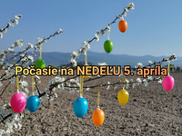 Predpoveď na zajtra, nedeľu 5. apríla: Čaká nás najteplejší deň v roku, ale aj nočný mráz