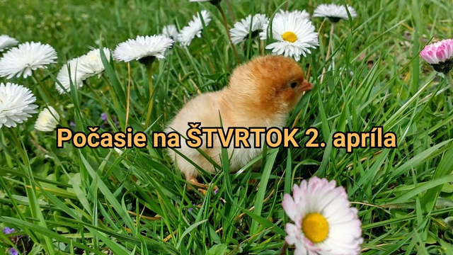 Predpoveď počasia na zajtra, štvrtok 2. apríla: Čakajte vysoké teploty aj návrat sneženia