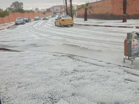 Prekvapenie na severe Afriky. Maroko pokryla biela ľadová vrstva, no nešlo o sneh, ale krúpy