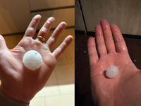 Ničivé búrky v Európe: Padali krúpy o veľkosti golfových loptičiek