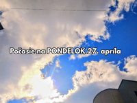 Predpoveď na pondelok 27. apríla: Noc bude mrazivá, no cez deň nás počasie poteší