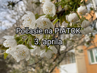 Počasie na zajtra, piatok 3. apríla: Na Veľký piatok bude teplo, ale zároveň veterno
