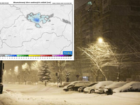 MAPA: Idú zrážky a ďalšie sneženie. Už túto noc bude snežiť