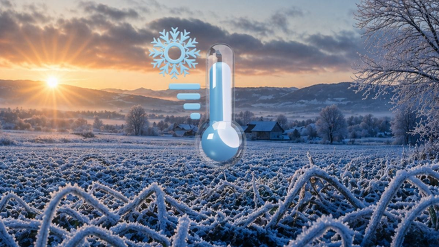 Počasie a zima opäť strašia silnými mrazmi až pod -5 °C. Ak sa to potvrdí, čaká nás katastrofa