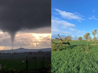 Dotklo sa zeme, spôsobilo menšie škody. Búrky priniesli prvé tornádo k našim západným susedom