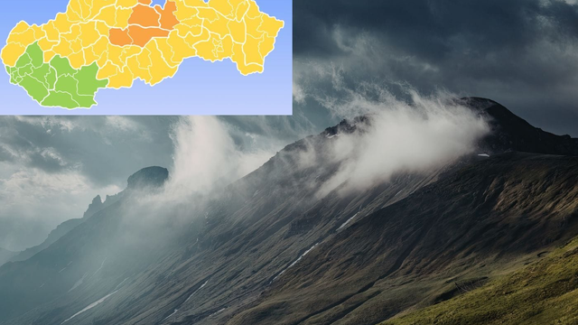 Výstraha sa zvyšuje, vietor bude oveľa silnejší, hrozí orkán. Nárazy môžu dosiahnuť 150 km/h