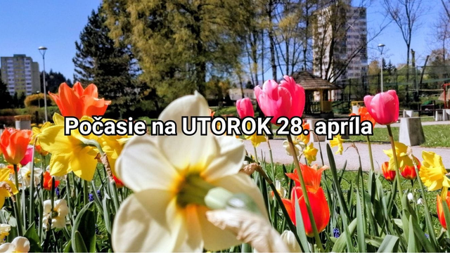 Predpoveď počasia na utorok 28. apríla: Užijeme si teplý deň pred ochladením