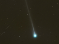 Kométa z hlbín vesmíru: Slovenský astrofotograf ju zachytil priamo zo svojej záhrady