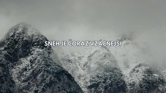 Zima a hory bez snehu: Do roku 2070 môžeme prísť až o 60 % zásob horskej vody