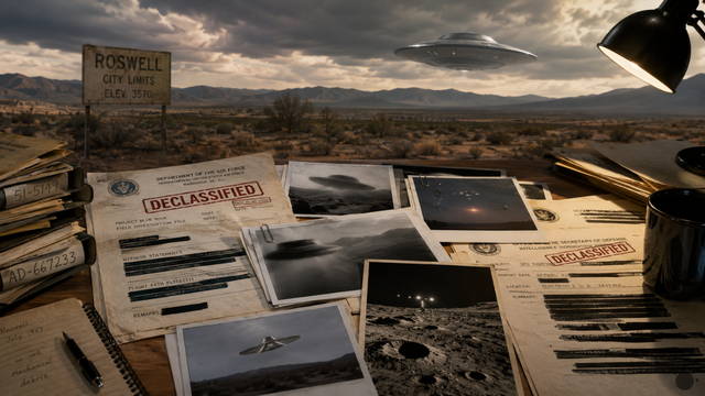 Odtajnené dokumenty o UFO. Už sa vie, čo obsahovali