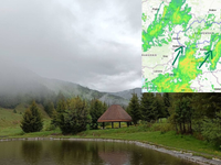 Nad Slovensko ide ďalšia vlna dažďa. Do rána spadne ďalších 10 až 20 mm