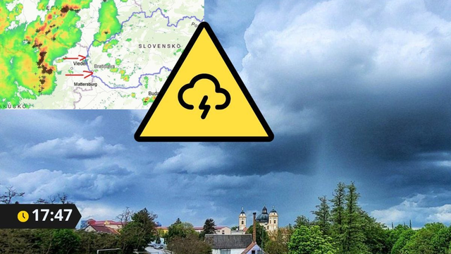 Búrky naberú na sile a roztrhne sa s nimi vrece po 19:00. Reťaz búrok sa už blíži