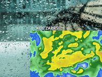 MAPA dažďa: Spadne až 60 litrov na meter štvorcový pôdy. Predpoveď je čoraz lepšia