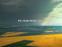 Po 19:00 začne pršať. V noci hrozia aj búrky